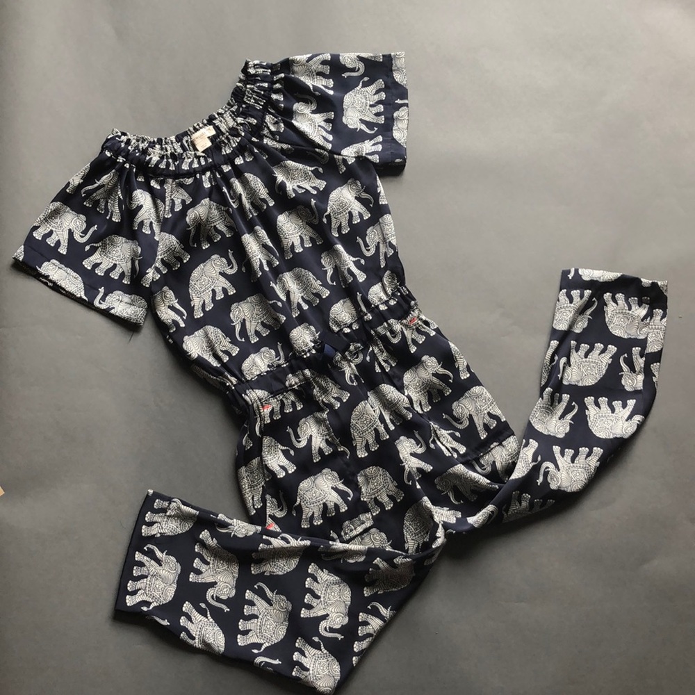 Crewcuts Elephant Romper